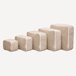 6 piece travel packing cube set by Who Gives A Flying Australia
