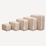 6 piece travel packing cube set by Who Gives A Flying Australia