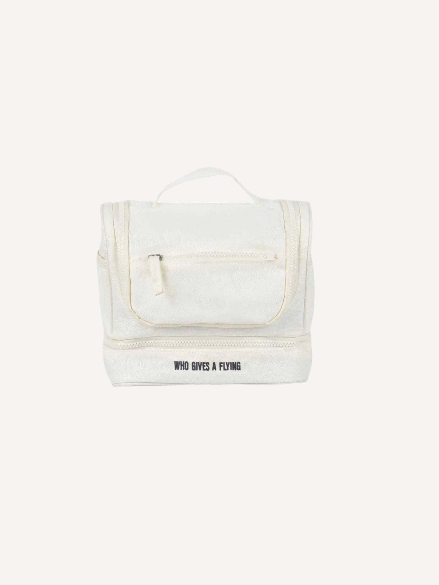 Travel  toiletry bag in Oat by Who Gives A Flying Australia